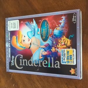 New Disney Diamond Edition Cinderella DVD+ Blu Ray